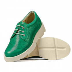 Damskie buty casual 6051 zielone