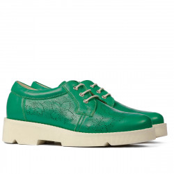 Damskie buty casual 6051 zielone