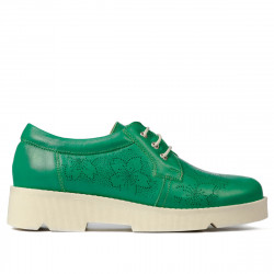 Damskie buty casual 6051 zielone