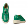 Damskie buty casual 6051 zielone