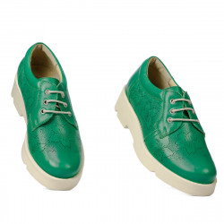 Damskie buty casual 6051 zielone