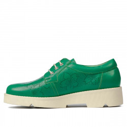 Damskie buty casual 6051 zielone