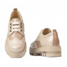 Damskie buty casual 6047 beżowe łączone