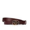 Damski pasek 31m bordo