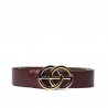 Damski pasek 31m bordo