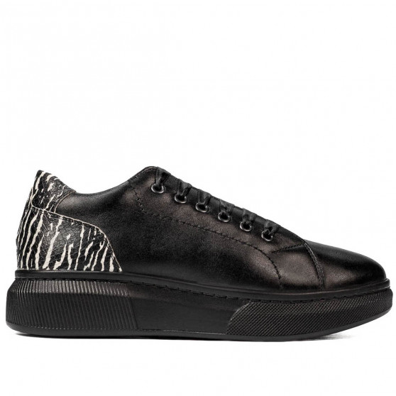 Buty casual/sport 6048 czarny łączony