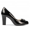 Eleganckie buty damskie 1245 lakierowane czarne