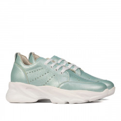 Buty sportowe damskie 6046 turkus perłowy