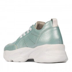 Buty sportowe damskie 6046 turkus perłowy