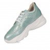 Buty sportowe damskie 6046 turkus perłowy
