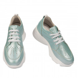 Buty sportowe damskie 6046 turkus perłowy