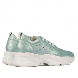 Buty sportowe damskie 6046 turkus perłowy
