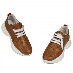 Damskie buty sportowe 6046 brązowe