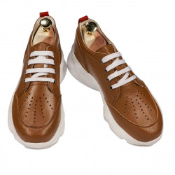 Damskie buty sportowe 6046 brązowe