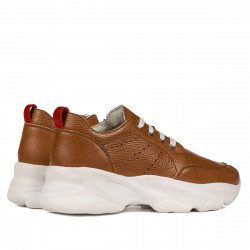 Damskie buty sportowe 6046 brązowe