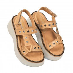 Sandały damskie 5083 camel