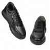 Buty sportowe 938 czarne kombinowane
