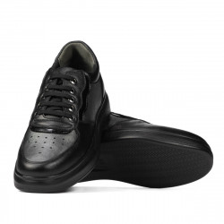 Buty sportowe 938 czarne kombinowane