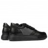 Buty sportowe 938 czarne kombinowane