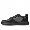Buty sportowe 938 czarne kombinowane