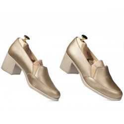 Damskie buty casual 6049 miedziane