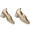Damskie buty casual 6049 miedziane