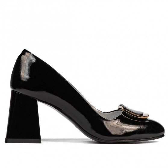 Eleganckie buty damskie 1291 czarny lakier