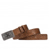 Pasek unisex 08ld ciemny brąz