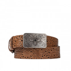 Pasek unisex 08ld ciemny brąz