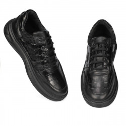 Buty sportowe 942 czarne połączone