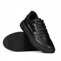 Buty sportowe 942 czarne połączone