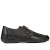 Damskie mokasyny 672m czarne