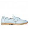 Damskie mokasyny 6054 niebieskie