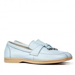 Damskie mokasyny 6054 niebieskie