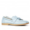 Damskie mokasyny 6054 niebieskie