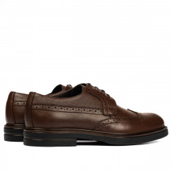 Eleganckie buty męskie 939 brązowe