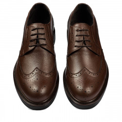 Eleganckie buty męskie 939 brązowe