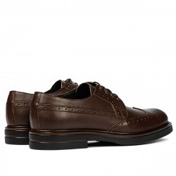 Eleganckie buty męskie 939 brązowy 01
