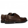 Eleganckie buty męskie 939 brązowy 01