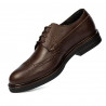 Eleganckie buty męskie 939 brązowy 01