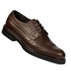Eleganckie buty męskie 939 brązowy 01