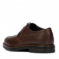 Eleganckie buty męskie 939 brązowy 01