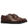 Eleganckie buty męskie 939m brązowe