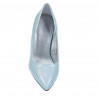 Eleganckie buty damskie 1293 lakierowane niebieskie