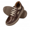 Buty sportowe 942 brązowe łączone
