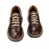 Buty sportowe 942 brązowe łączone