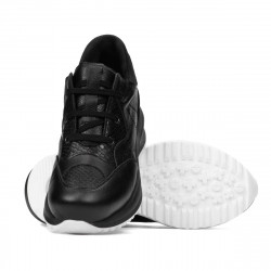 Buty sportowe damskie 6055 czarno kombinowane
