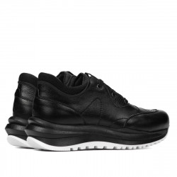 Buty sportowe damskie 6055 czarno kombinowane