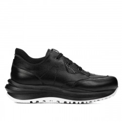 Buty sportowe damskie 6055 czarno kombinowane
