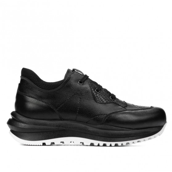 Buty sportowe damskie 6055 czarno kombinowane